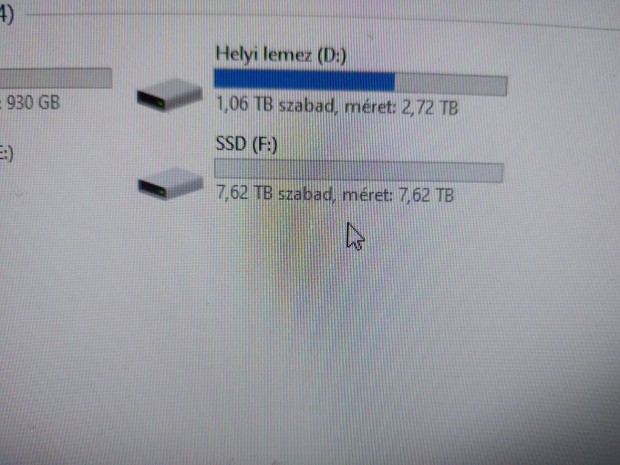 Fekete 8 TB Kls SSD j, tesztels miatt bontott!