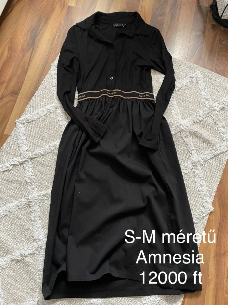 Fekete Amnesia Ipek ruha S-M 