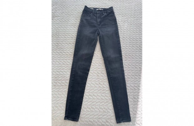 Fekete Levi's farmernadrg eredeti Mile High Super Skinny 25 (XS)