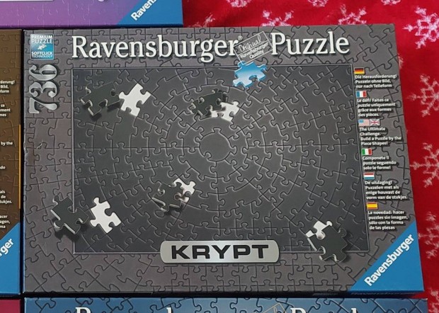 Fekete Ravensburger Krypt puzzle