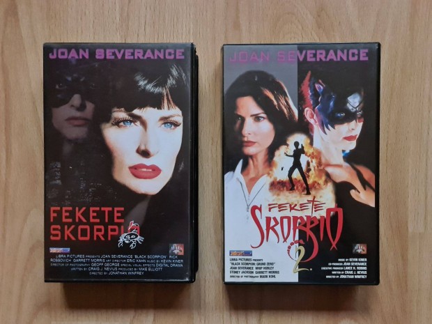 Fekete Skorpi 1 - 2 vhs video film kazetta