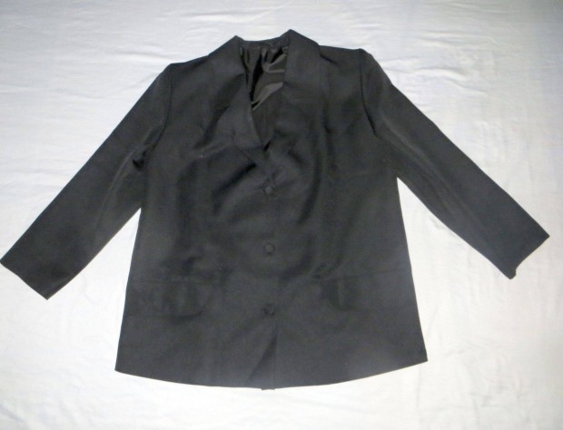 Fekete blézer h: 67 cm mb: 110 cm 44-s