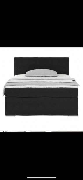 Fekete boxspring gy