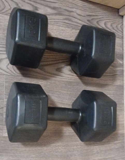 Fekete egykezes slyz, 2x10 kg