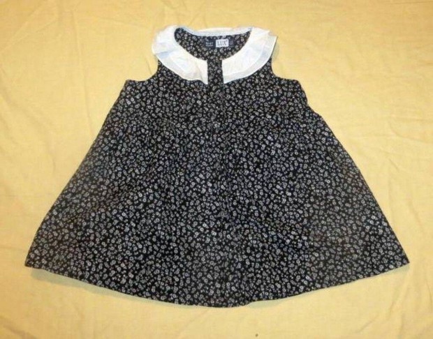 Fekete fehr virg mints gombos ruha 1-2 v/ 80 - 86 cm cm Baby shelt