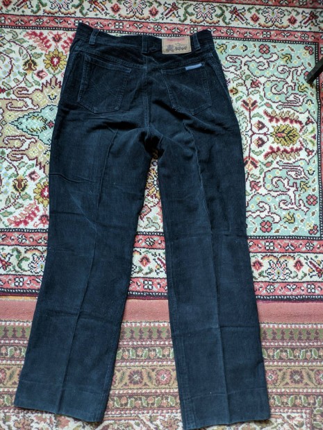 Fekete kord, fm zipzras, Indigo Jeans, Original style, Michigan