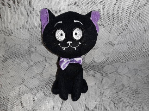 Fekete macska 15 cm