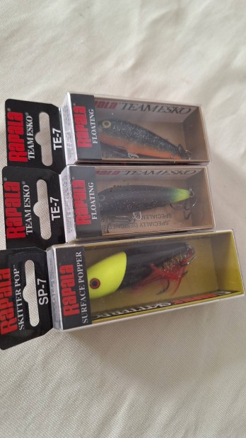 Fekete rapala 3db