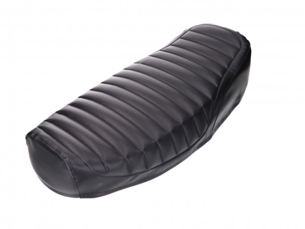 Fekete redőzött üléshuzat - Simson S50, S51, KR51/2, SR4-3, SR4-4, Sta