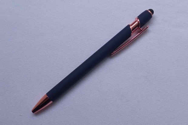 Fekete-rosé arany Touchpen, érintőképernyős golyóstoll * Legalaise
