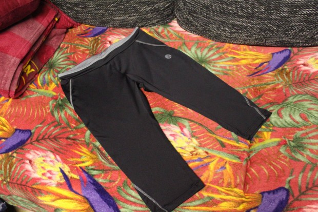 Fekete sport leggings, M, Uj