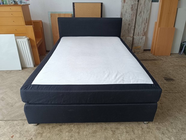 Fekete szn 140*200-as boxspring gy