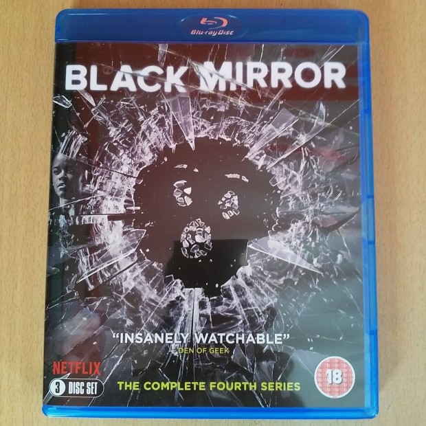 Fekete tkr (Black mirror) 4. vad angol kiads blu-ray