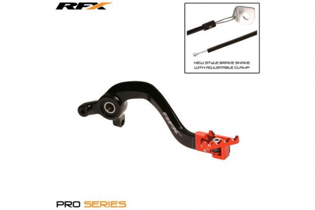 Fékezől RFX Pro összecsukható fekete / narancs KTM SX 65
