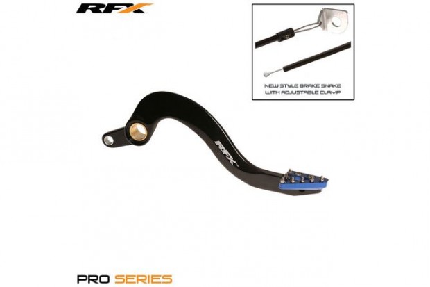 Fékkar RFX Pro standard kemény eloxált fekete / kék Yamaha YZF / WRF 2