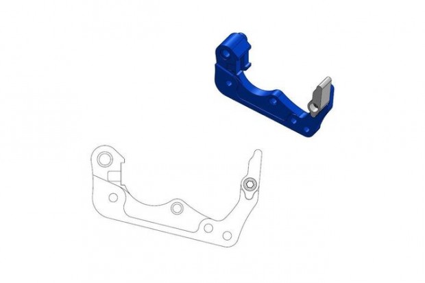 Fékkonzol Moto Master 260 mm kék SX / TC 85