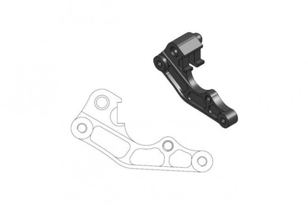 Fknyereg Konzol Moto Master 260mm YZ / YZF 2000 - 2007