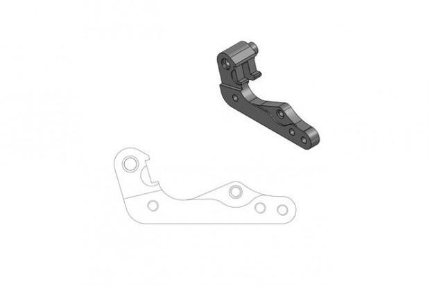 Féknyereg konzol Moto Master 270mm KTM EXC 2009 előtti