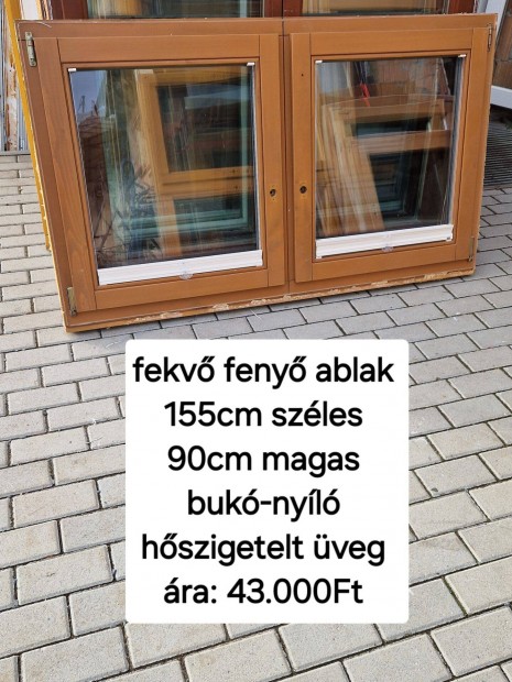 Fekv feny ablak 155*90