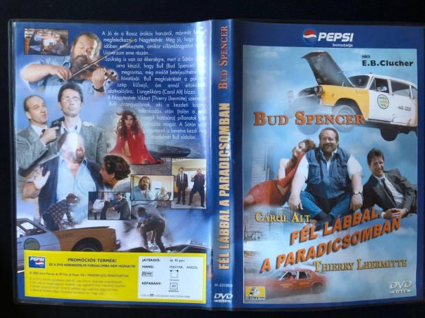 Fl lbbal a paradicsomban DVD (karcmentes, Bud Spencer, Pepsi kiads)