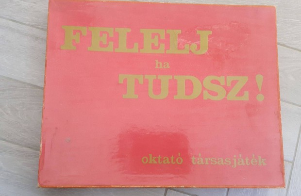 Felelj, ha tudsz Retro trsasjtk eredeti dobozban hinytalanul elad