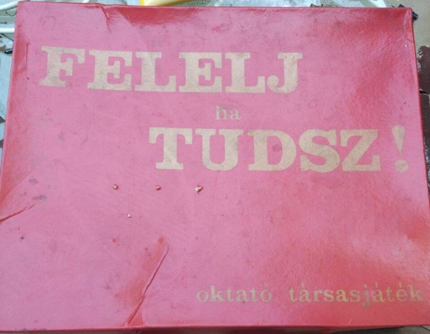 Felelj ha tudsz ! oktató térsasjáték pótlásnak