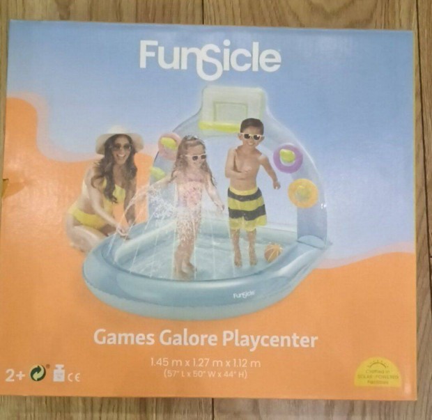 Felf�jhat� j�tsz�t�r kos�rral gyerek medence sz�k�k�t, �j elad�