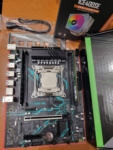 Felgep: uj Machinist X99 B9 + Intel Xeon 2680v4 + 16gb DDR4 + RGB huto