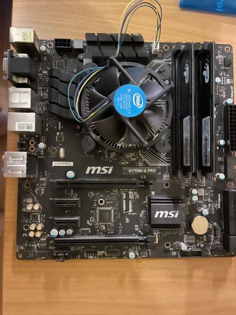 Félkonfig MSI-170-A Pro I37100 Gtx1050 16G RAM