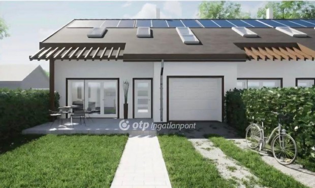 Fels�zsolca, 128 nm-es, nappali + 3 szob�s �j�p�t�s� sorhz.