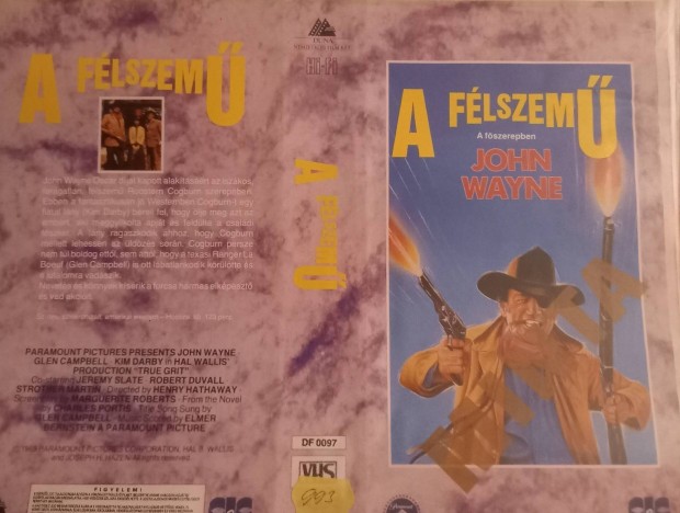 Flszem - western vhs - John Wayne