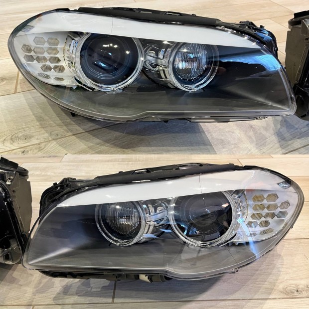 Felújított BMW F10 F11 kanyarkövető xenon fényszóró, lámpa