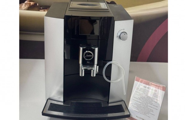 Felújított Jura E6 automata kávégép 1 év garanciával