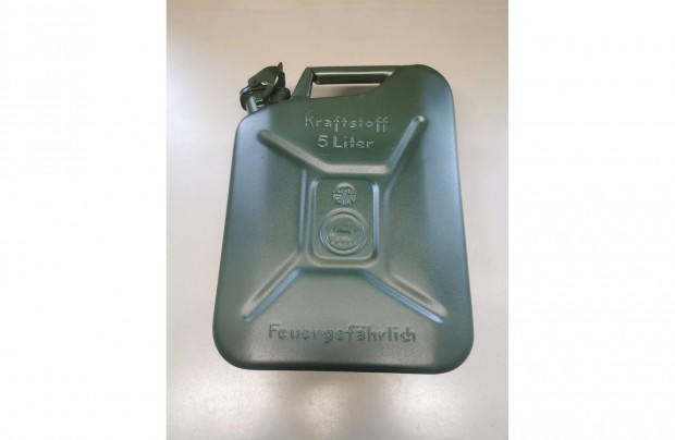 F�m benzin kanna 5 liter katonai Mz Trabant Tramp NVA NDK veter�n