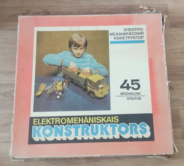 Fém orosz építőkészlet ritkaság