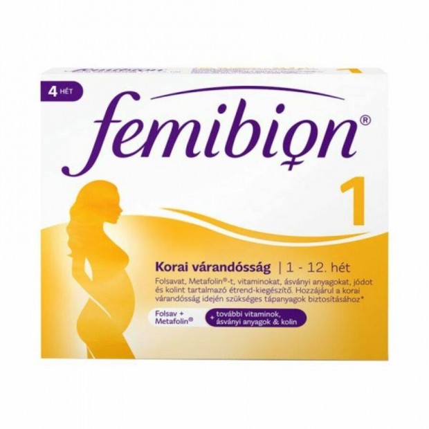 Femibion 1 +D3 Korai Vrandssg Filmtabletta 26X
