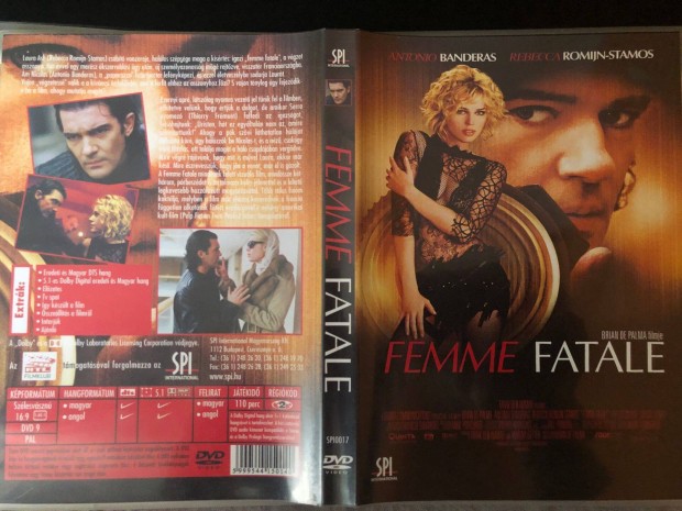 Femme Fatale (karcmentes, Antonio Banderas) DVD