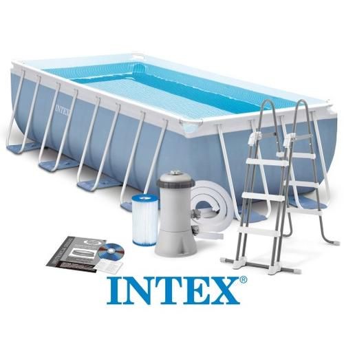 Fmvzas medence szett 400x200x100 CM INTEX PRISM FRAME 26788