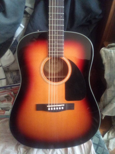 Fender CD 60 Sunburst Made in Indonesia Acoustic Guitar!!