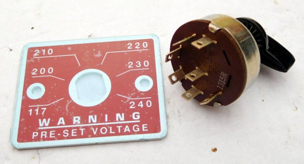 Fender NOS Voltage Selector