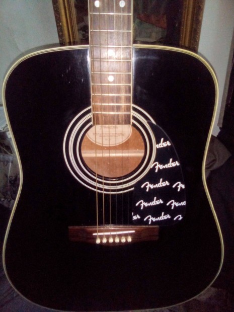 Fender Star Black Acoustic Guitar!