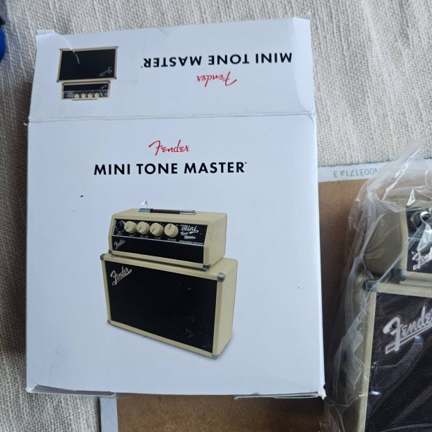 Fender Tone Master Mini hordozható erősítő új dobozos adatok a képen