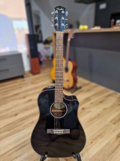 Fender cd60ce blk ds v2 Elektroakusztikus gitr