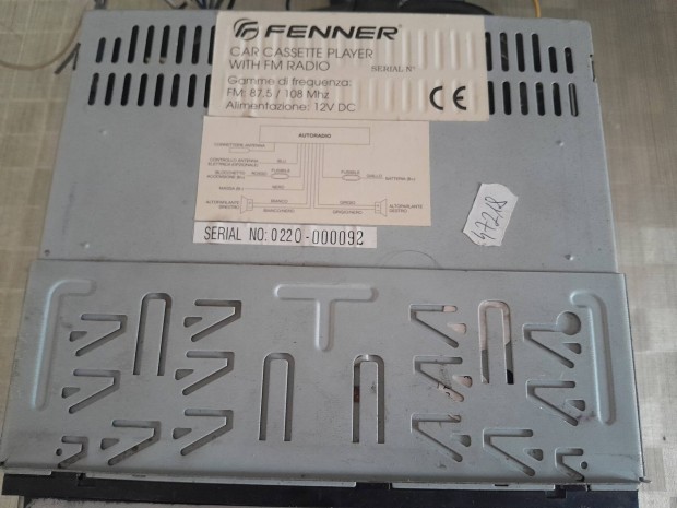 Fenner kazetts Rdis auts magn 