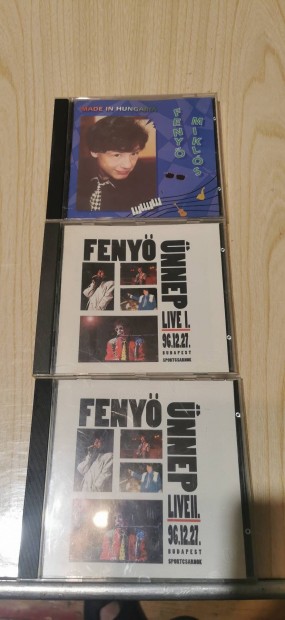 Fenyő Miklós cd lemezek.