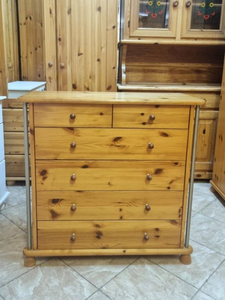 Fenyő komód 86x88x40