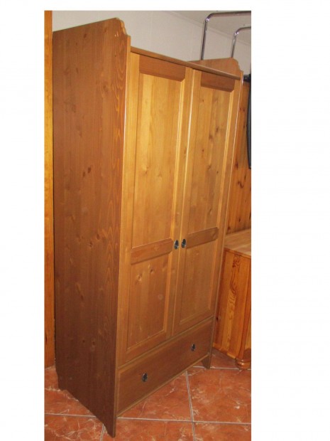 Fenyő szekrény IKEA Leksvik 80x50c184cm