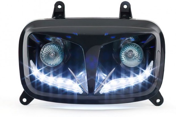 Fényszóró Maszk EyeLight Yamaha BW's / Booster 2004 után fekete