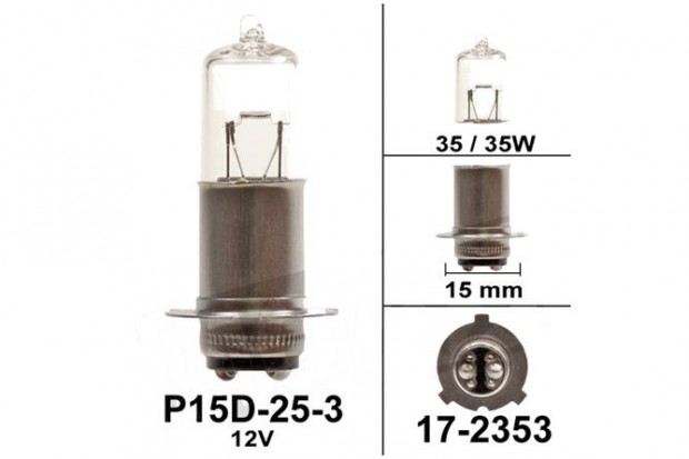 Fnyszr izz Flosser 12V 35/35W P15D-25-3