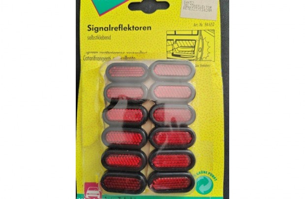 F�nyvisszaver� prizma, Jelz�reflektor �ntapad�s